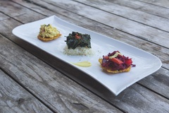 
                Five-course luxury tasting menu. Jardin: Plant-based degustation.